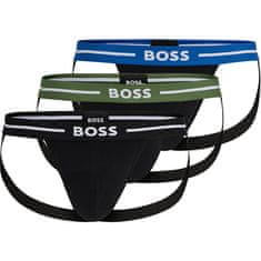 Hugo Boss 3 PACK - férfi alsó BOSS JOCK STRAP 50514965-965 (Méret XXL)