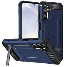 Techsuit Hybrid Armor Kickstand Védőtok Samsung Galaxy S24 telefonra KP31039 kék