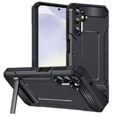 Techsuit Hybrid Armor Kickstand Védőtok Samsung Galaxy S24 telefonra KP31038 fekete
