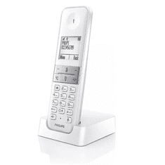 PHILIPS D4701W/53 Vezeték nélküli DECT telefon fehér (D4701W/53)