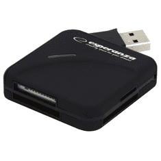 Esperanza EA130 USB 2.0 kártyaolvasó fekete (EA130)