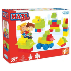 Mochtoys Maxi Blocks: Fejlesztő építőjáték - 39 db-os (10944) (10944)