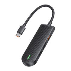 Mcdodo USB-C HUB fekete (HU-1430) (HU-1430)