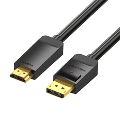 Vention Display Port - HDMI átalakító kábel 2m fekete (HAGBH) (HAGBH)