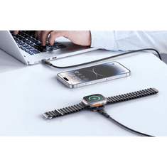 Mcdodo mágneses vezeték nélküli töltő Apple Watchhoz fekete (CH-2061) (CH-2061)
