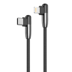 Budi USB-C - LIghnting kábel 1,5m 20W fekete (199TL) (199TL)