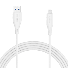 Ricomm USB-A - Lightning kábel 1.2m fehér (RLS004ALW) (RLS004ALW)