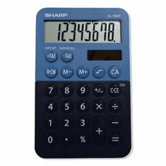 Sharp EL-760R Asztali számológép kék (SH-EL760RBBL) (SH-EL760RBBL)