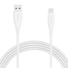 Ricomm USB-A - USB-C kábel 1.2m fehér (RLS004ACW) (RLS004ACW)