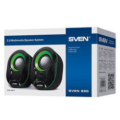 Sven 290 2.0 csatornás hangszóró fekete (SV-015657) (SV-015657)
