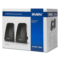 Sven 380 2.0 csatornás hangszóró fekete (SV-014216) (SV-014216)