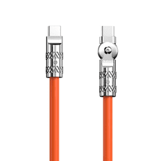 DUDAO L24CC USB-C - USB-C forgó kábel 1m narancs (L24CC)