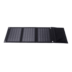 Choetech SC005 Összecsukható napelemes töltő 22W 2xUSB-A fekete (SC005-V2)