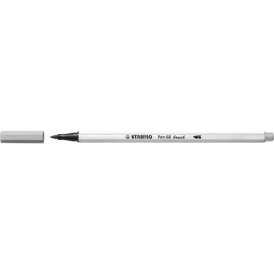 Stabilo Pen 68 brush prémium ecsetfilc rugalmas heggyel középszürke (568/95) (568/95)