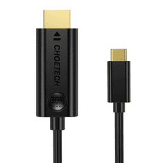 Choetech XCH-0030 USB-C - HDMI kábel 3m fekete (XCH-0030)