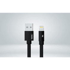 REMAX Kerolla USB-A - Lightning kábel 2.4A 2m fekete(RC-094i 2M black) (RC-094i 2M black)