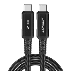 AceFast C4-03 USB-C - USB-C kábel 100W 2m fekete (C4-03 black)