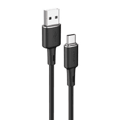 AceFast C2-04 USB-A - USB-C kábel 1.2m fekete (C2-04 black)