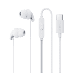 REMAX USB-C fülhallgató fehér (RM-518a) (RM-518a White)