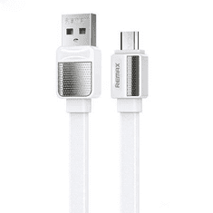 REMAX Platinum Pro USB-A - MicroUSB kábel 2.4A 1m fehér (RC-154m white) (RC-154m white)