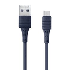 REMAX Zeron USB-A - MicroUSB kábel 2.4A 1m kék (RC-179m blue) (RC-179m blue)