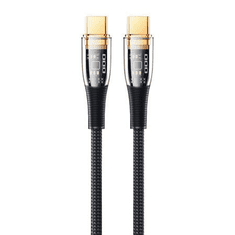 REMAX Explore USB-C - USB-C kábel 100W 1,2m fekete (RC-C062 Black) (RC-C062 Black)