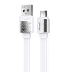 REMAX Platinum Pro USB-A - USB-C kábel 2.4A 1m fehér (RC-154a white) (RC-154a white)