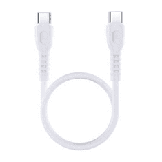 REMAX Ledy USB-C - USB-C kábel 65W 30cm fehér (RC-C022 white C-C) (RC-C022 white C-C)