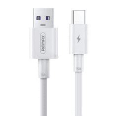 REMAX Marlik USB-A - USB-C kábel 100W 2m fehér (RC-183a) (RC-183a)
