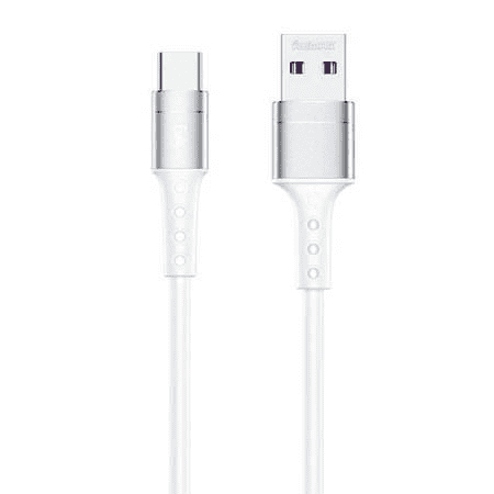 REMAX Chaining USB-A - USB-C kábel 1m fehér (RC-198a) (RC-198a)