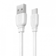 REMAX Suji Pro USB-A - USB-C kábel 2.4A 1m fehér (RC-138a White) (RC-138a White)