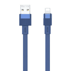 REMAX Flushing USB-A - Lightning kábel 2.4A 1m kék (RC-C001 A-L blue) (RC-C001 A-L blue)