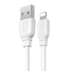 REMAX Suji Pro USB-A - Lightning kábel 2.4A 1m fehér (RC-138i White) (RC-138i White)