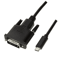 LogiLink USB 3.2 Gen1 USB-C -> DVI-D 1.8m kábel (UA0331) (UA0331)