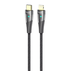 Budi USB-C - LIghnting kábel 1,5m 20W fekete (217TL) (217TL)
