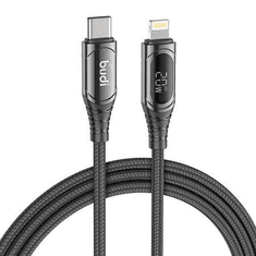 Budi USB-C - LIghnting kábel 1,5m 20W fekete (229TL) (229TL)
