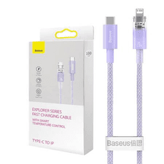 BASEUS USB-C - Lightning kábel 20W 2m lila (CATS010305) (CATS010305)