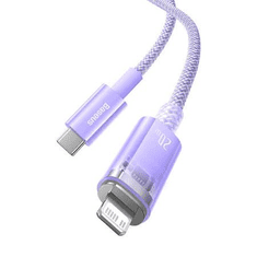 BASEUS USB-C - Lightning kábel 20W 2m lila (CATS010305) (CATS010305)