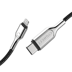 Cygnett USB-C - Lightning kábel 2m fekete (CY2801PCCCL) (CY2801PCCCL)
