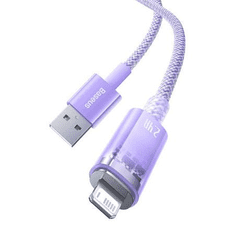 BASEUS USB-A-Lightning töltőkábel 1m lila (CATS010005) (CATS010005)