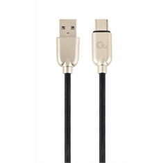 Gembird USB Type-C - USB-A adat- és töltőkábel 1m fekete (CC-USB2R-AMCM-1M) (CC-USB2R-AMCM-1M)