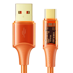 Mcdodo USB - USB-C kábel 1,2m narancs (CA-2091) (CA-2091)
