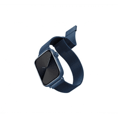 UNIQ Dante Apple Watch 42/44/45mm fém szíj, kék (UNIQ-45MM-DANCBLU) (UNIQ-45MM-DANCBLU)