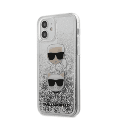 Karl Lagerfeld Apple iPhone 12 Mini tok átlátszó ezüst (KLHCP12SKCGLSL) (KLHCP12SKCGLSL)