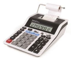 Rebell PDC20 - szalagos számológép - 12 számjegy, elemes, Cost/Sell/Margin - gombok, ÁFA számítás, "00" gomb, százalékszámítás, kerekítés, 2 színű nyomtatás, fehér-fekete
