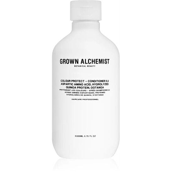 Grown Alchemist Balzsam festett hajra Aspartic Amino Acid, Hydrolyzed Quinoa Protein, Ootanga (Colour Protect Condit