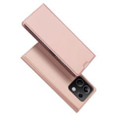 Dux Ducis Skin Pro könyv tok Xiaomi Redmi Note 13 5G, rózsaszín