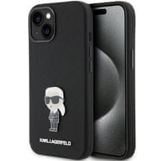 Karl Lagerfeld Silicone Ikonik tok iPhone 15, fekete