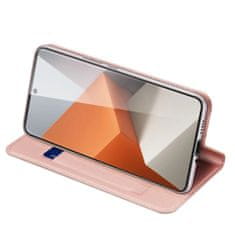 Dux Ducis Skin Pro könyv tok Xiaomi Redmi Note 13 Pro Plus 5G, rózsaszín