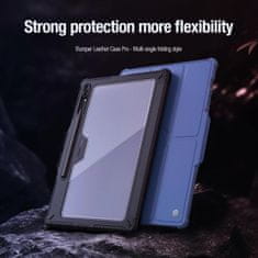 Nillkin Bumper Leather tok Samsung Galaxy Tab S9 Ultra, fekete